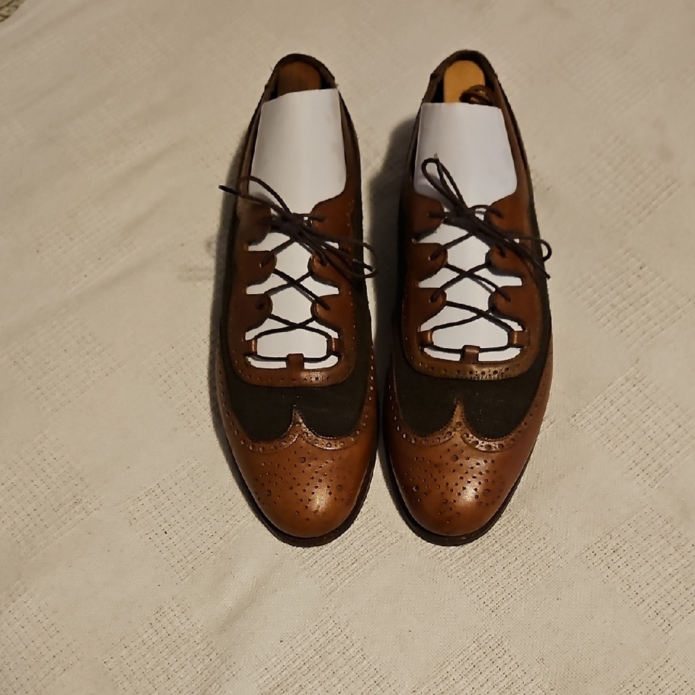Polo by Ralph Lauren Brown and Black Men's Oxfords